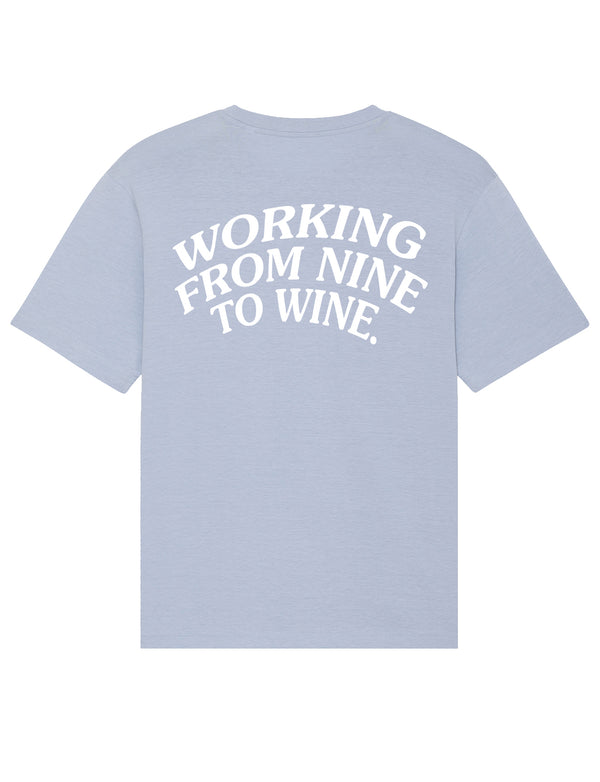 working-from-nine-to-wine - oversized shirt