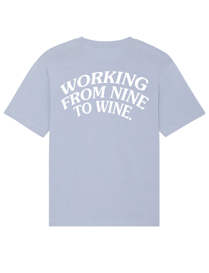 working-from-nine-to-wine - oversized shirt