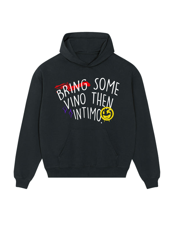 "bring-some-vino-intimo" - premium oversized hoodie