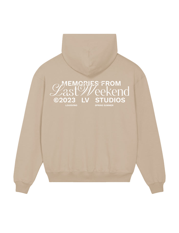 "memories from last weekend" - premium oversized hoodie